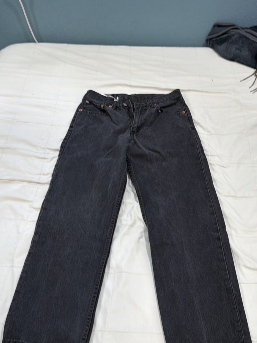 Levi's Men's Relaxed Straight Black Jeans
